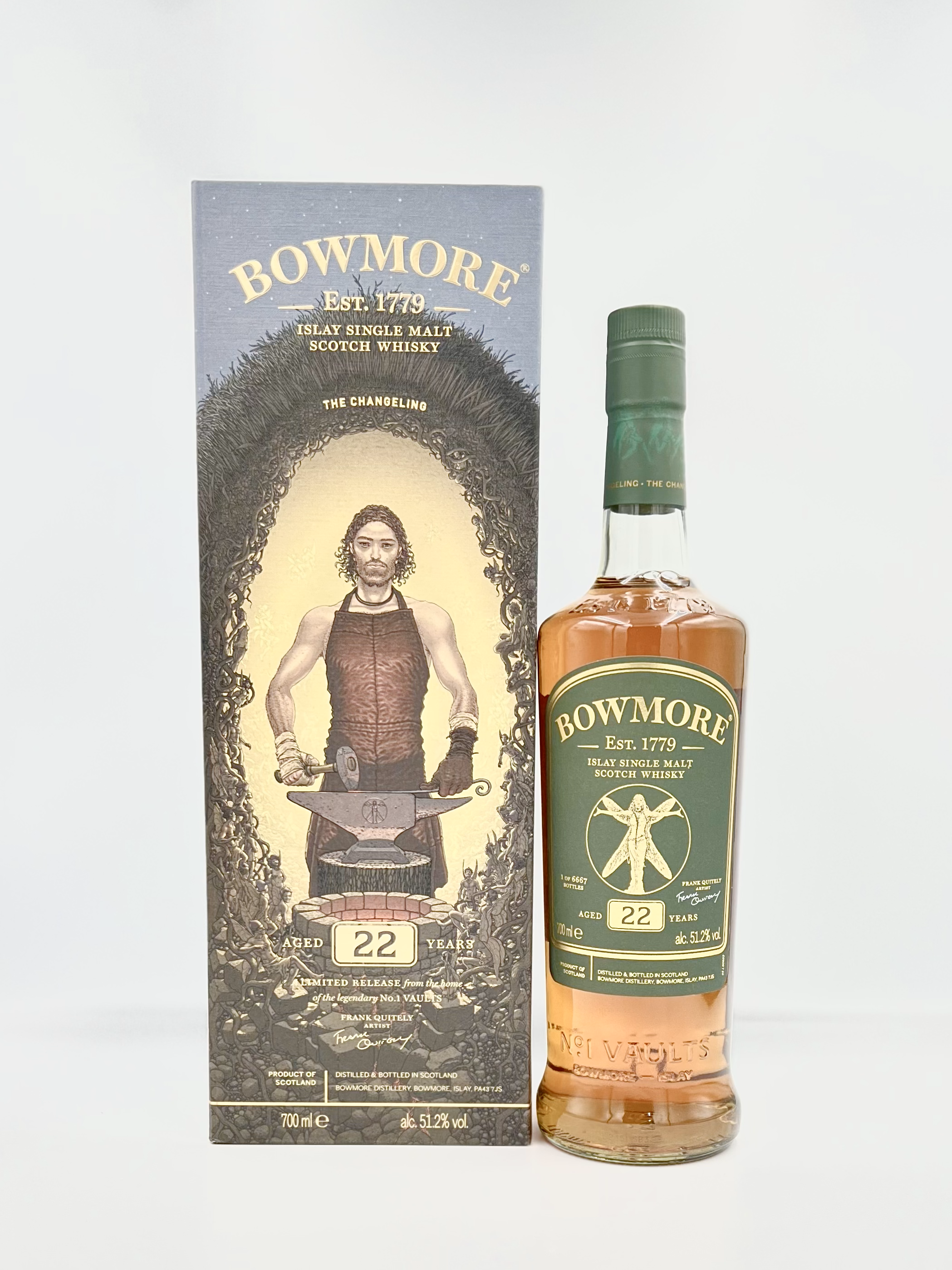 Bowmore 22 Year Old 'The Changeling' Limited Release Single Malt Bowmore 22 Year Old 'The Changeling' Limited Release Single Malt