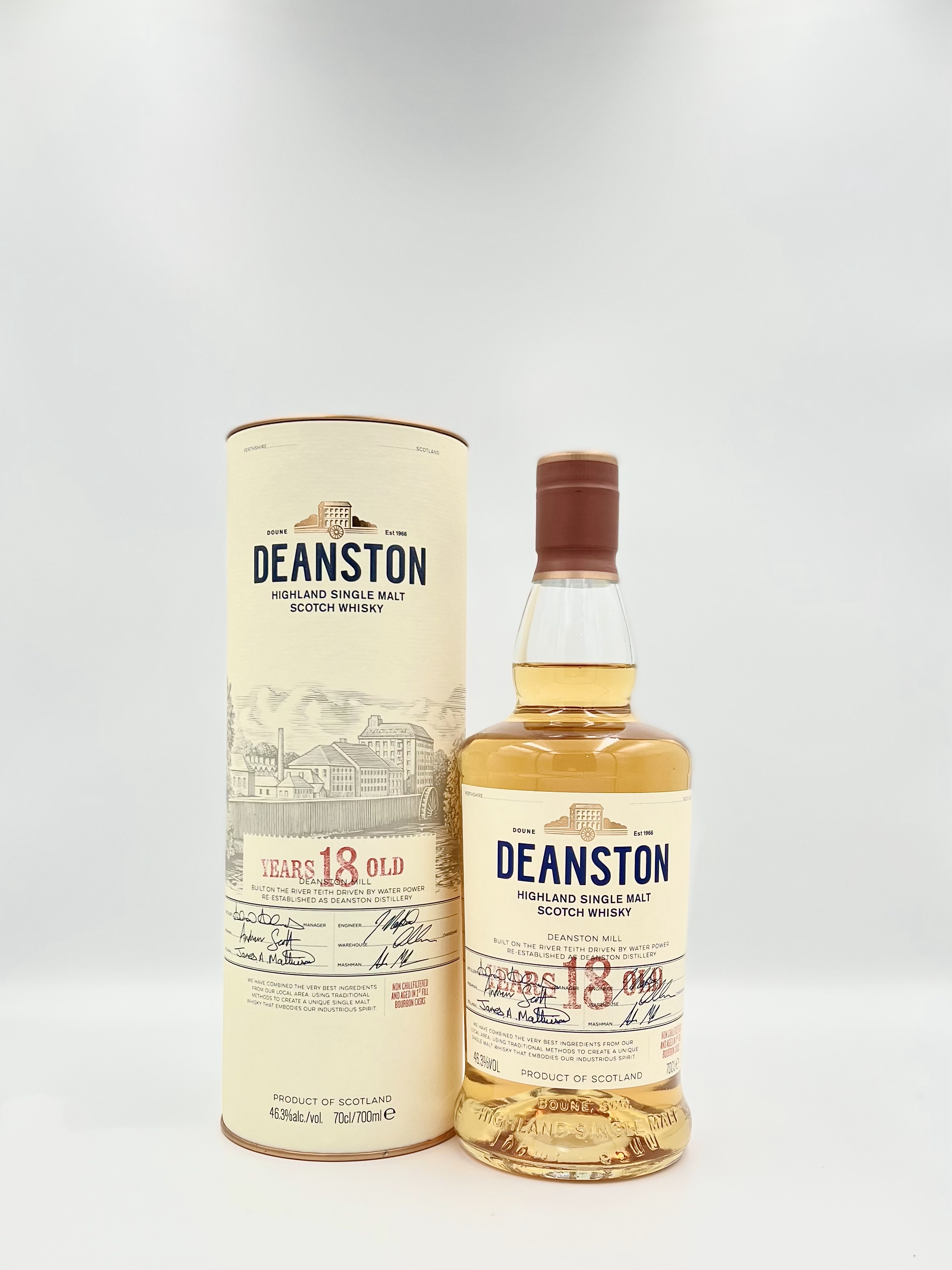 Deanston 18 Year Old Single Malt Scotch Whisky – Vivace Liquors Deanston 18 Year Old Single Malt Scotch Whisky – Vivace Liquors
