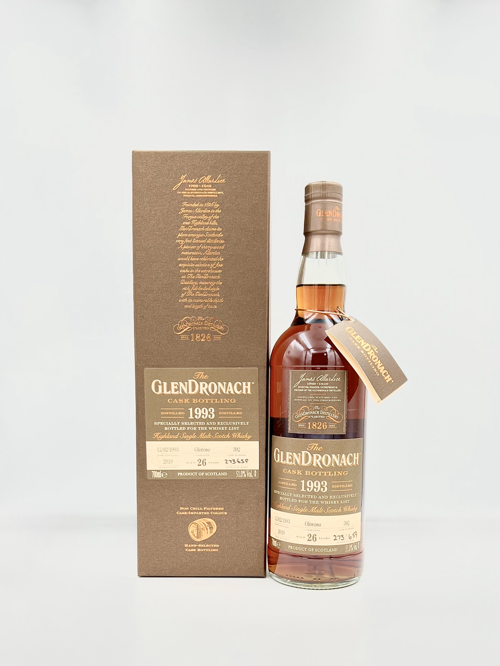 1993 GlenDronach Single Cask #392 26 Year Old Australian Exclusive For The Whisky List Single Malt Scotch Whisky