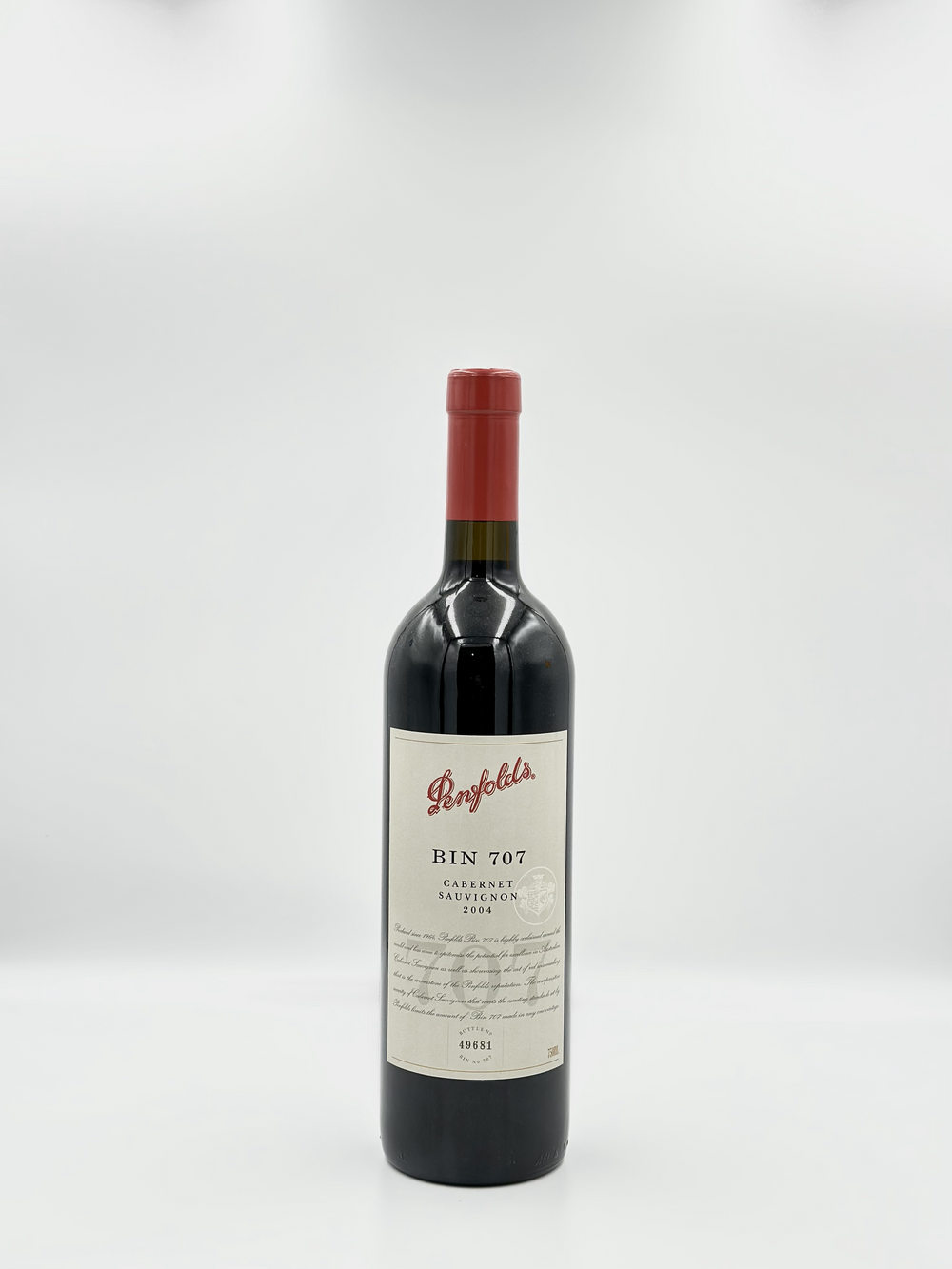 2004 Penfolds Bin 707 Cabernet Sauvignon