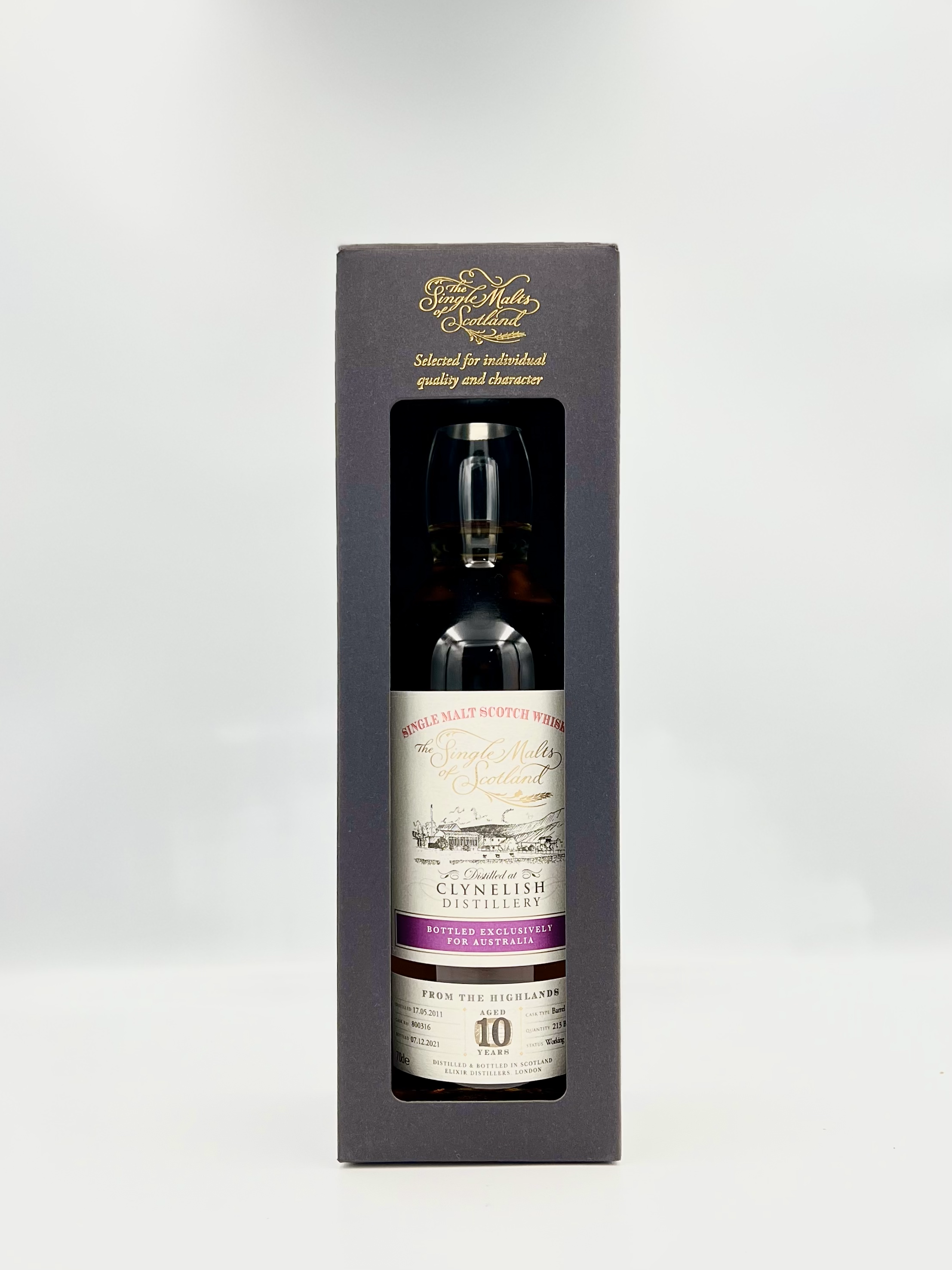 2011 Single Malts of Scotland 'Clynelish' 10 Year Old Australian Exclusive Cask Strength Single Malt Scotch Whisky