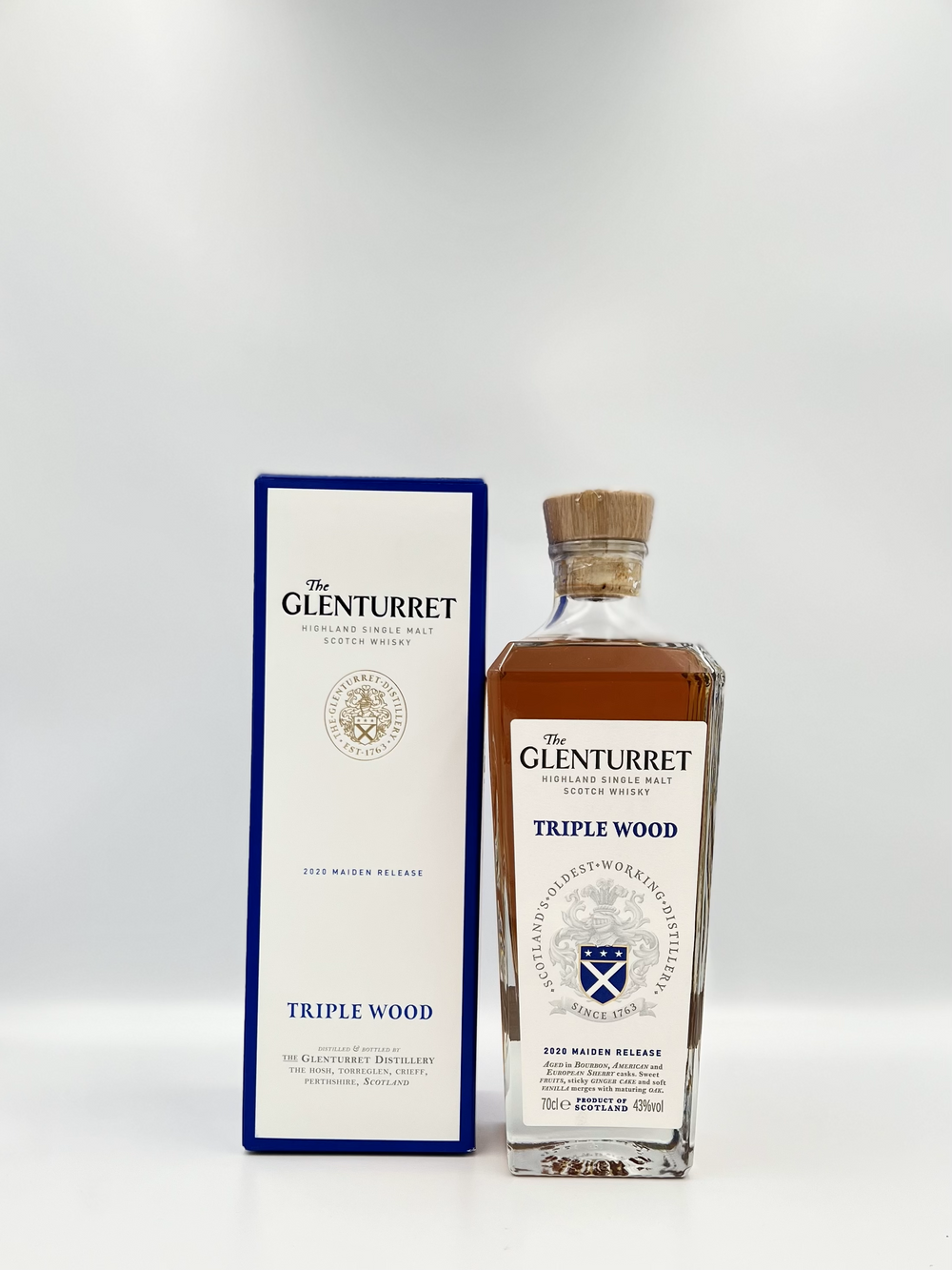 2020 The Glenturret Maiden Release Triple Wood Single Malt Scotch Whisky