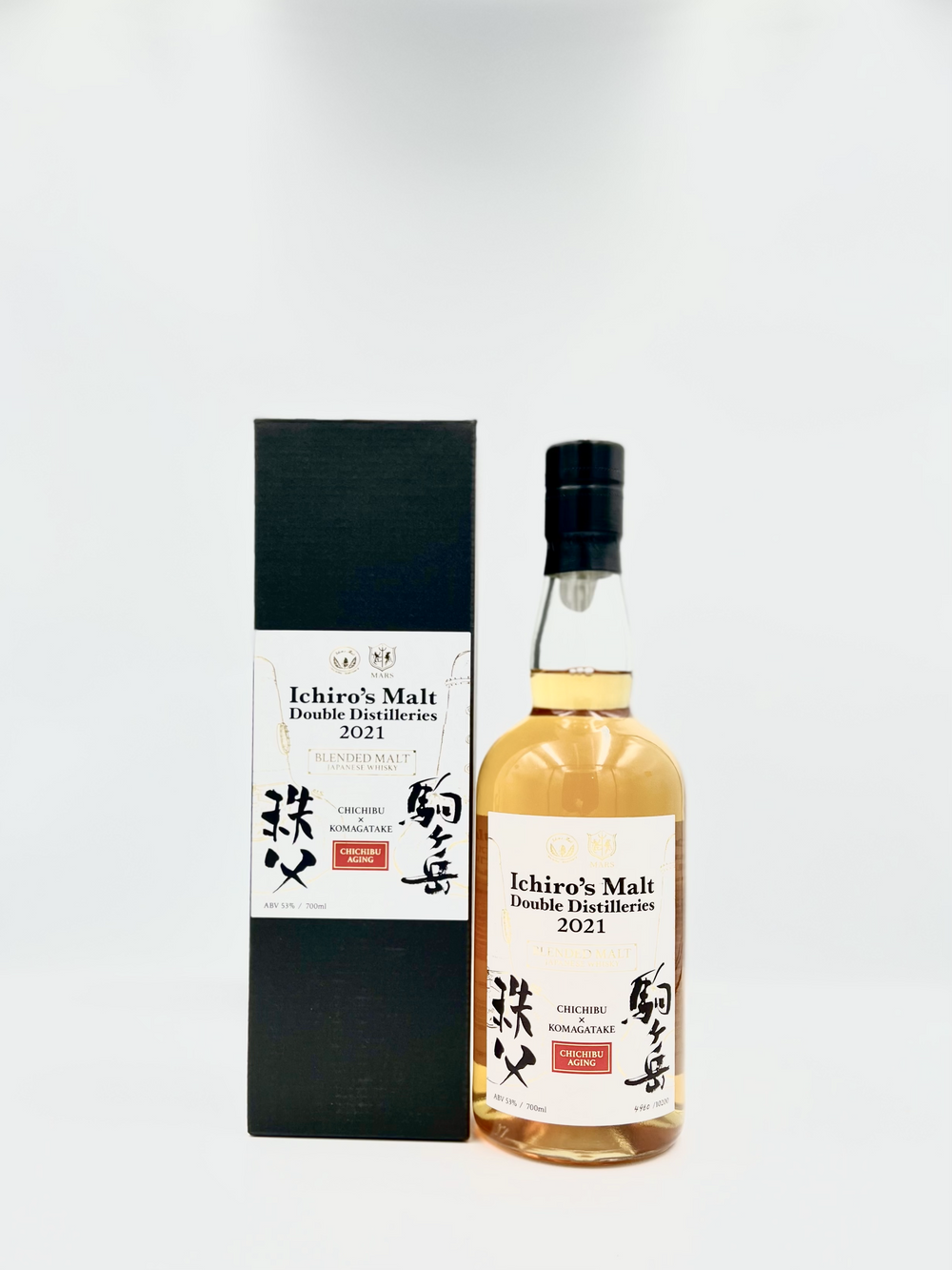 2021 Ichiro's Malt Double Distilleries Chichibu x Komagatake Chichibu Aging Blended Malt Japanese Whisky