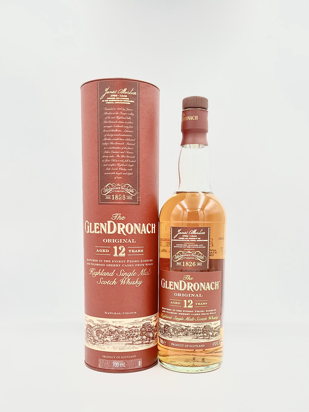 Glendronach Original 12 Year Old Single Malt Scotch Whisky