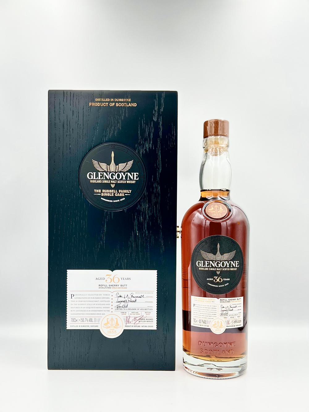 Glengoyne 36 Year Old Russell Family Cask Highland Single Malt Scotch Whisky