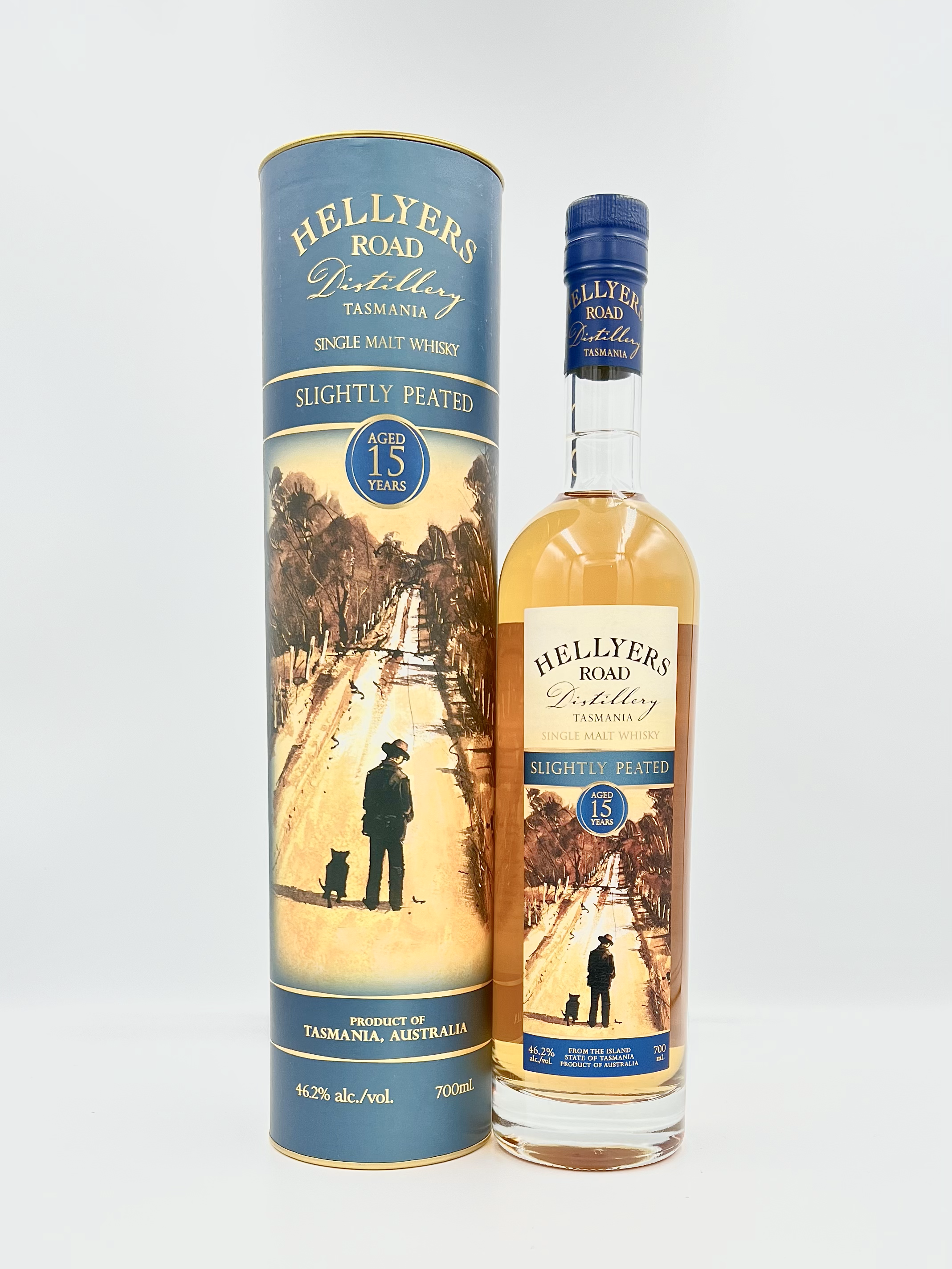 Hellyers Road Distillery Slightly Peated 15 Year Old Single Malt Australian Whisky