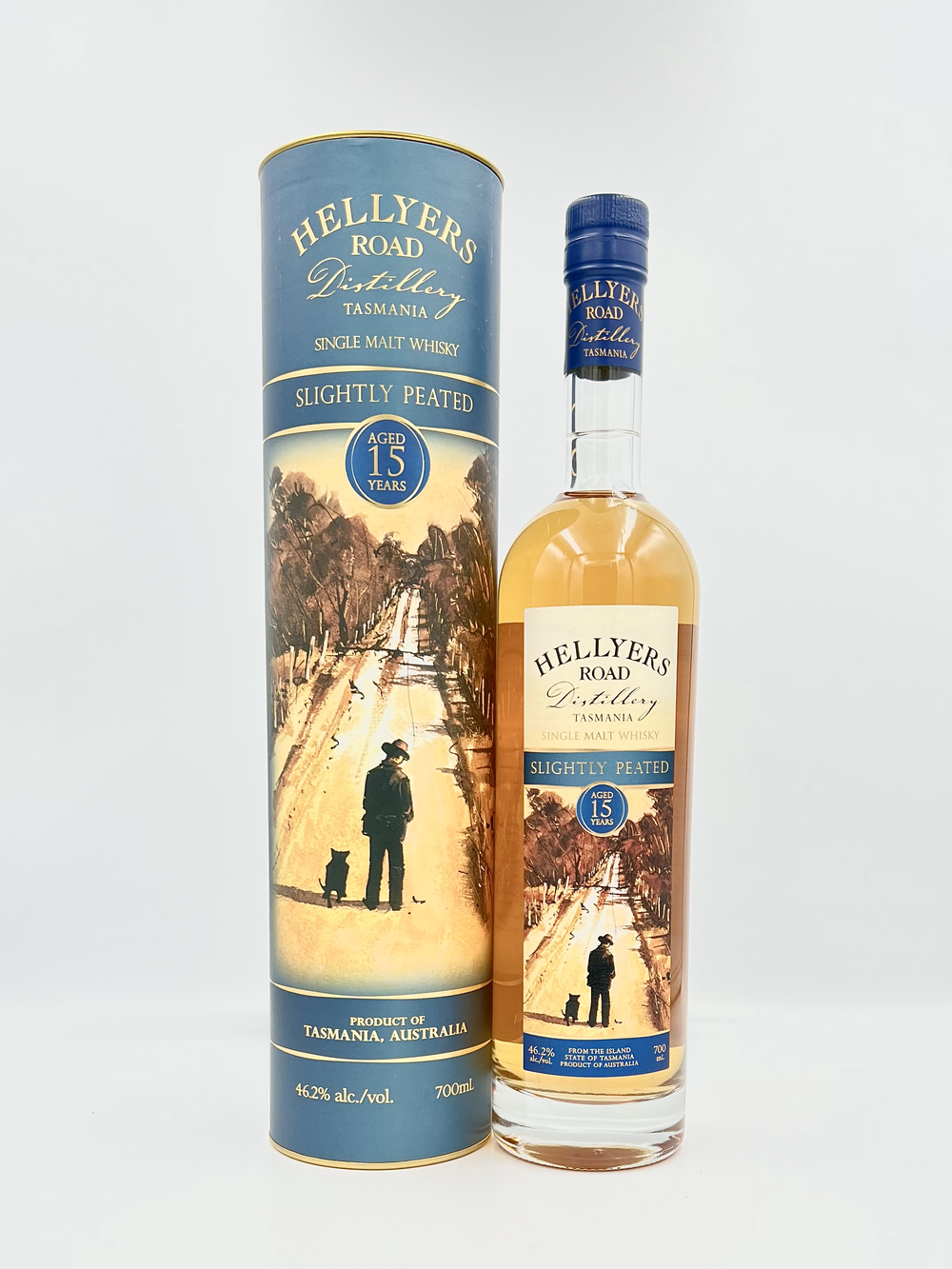 Hellyers Road Distillery Slightly Peated 15 Year Old Single Malt Australian Whisky