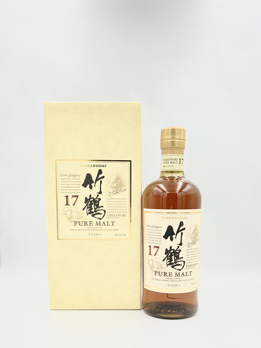 Nikka Taketsuru Pure Malt 17 Year Old Blended Malt Japanese Whisky [Big Box]