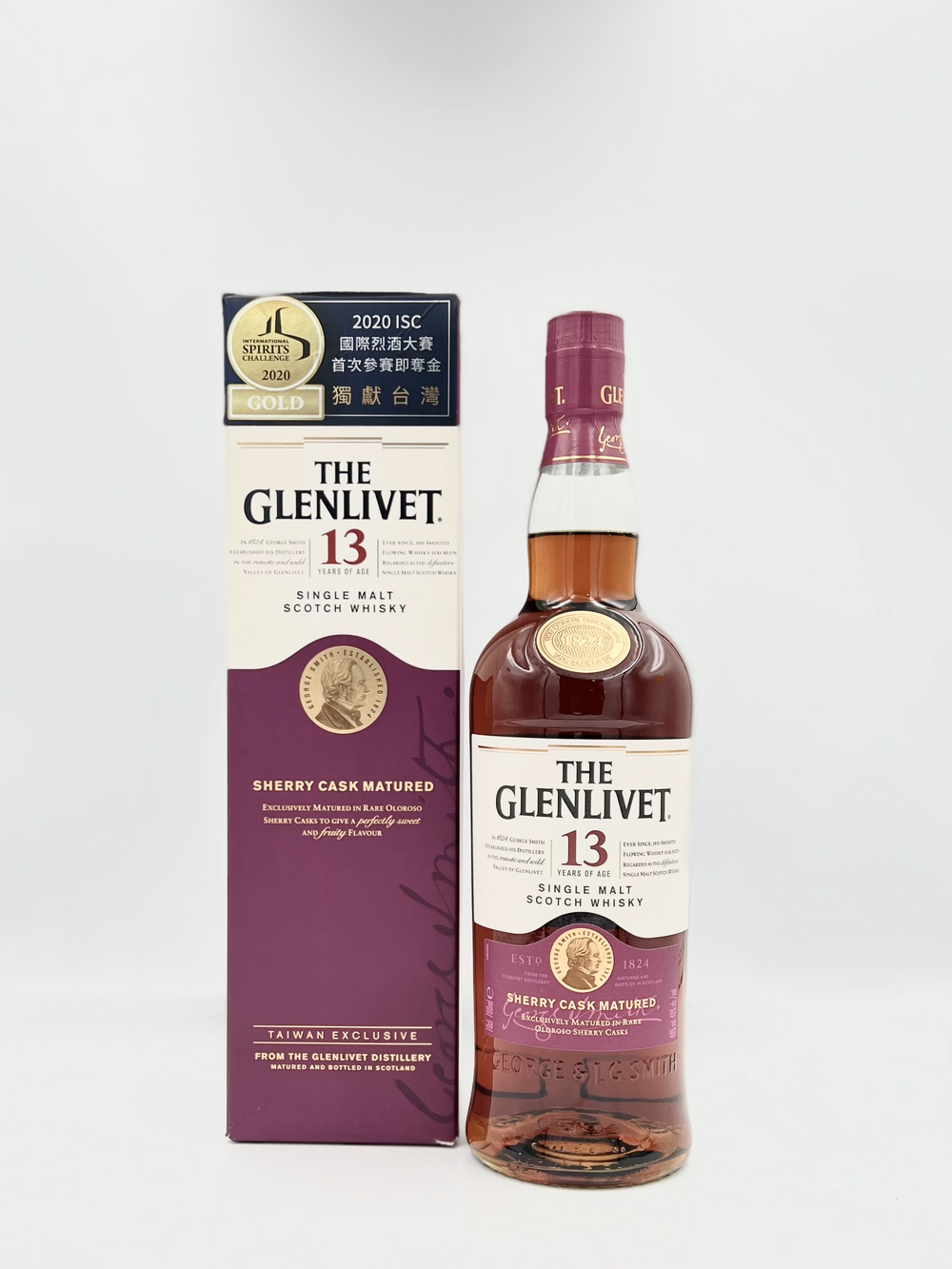 The Glenlivet Sherry Cask 13 Year Cask Strength Old Single Malt Scotch Whisky