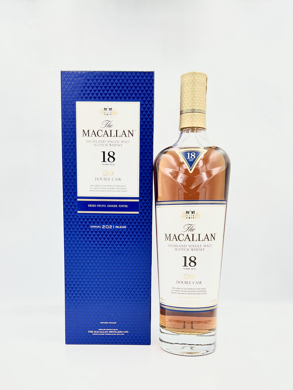 The Macallan Double Cask 18 Year Old Single Malt Scotch Whisky [Annual 2021 Release]