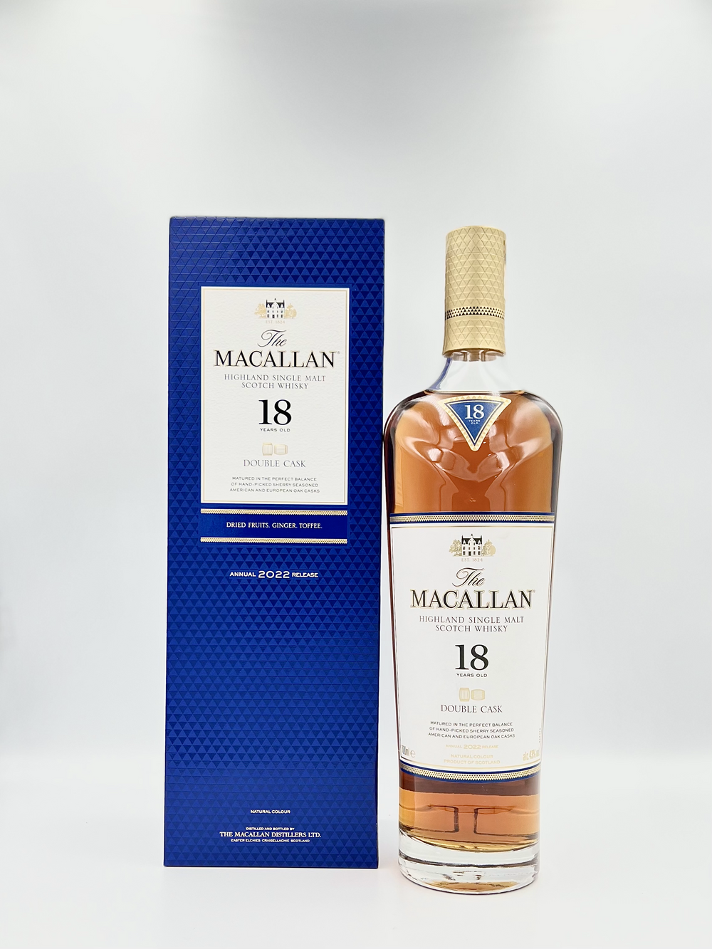 The Macallan Double Cask 18 Year Old Single Malt Scotch Whisky [Annual 2022 Release]