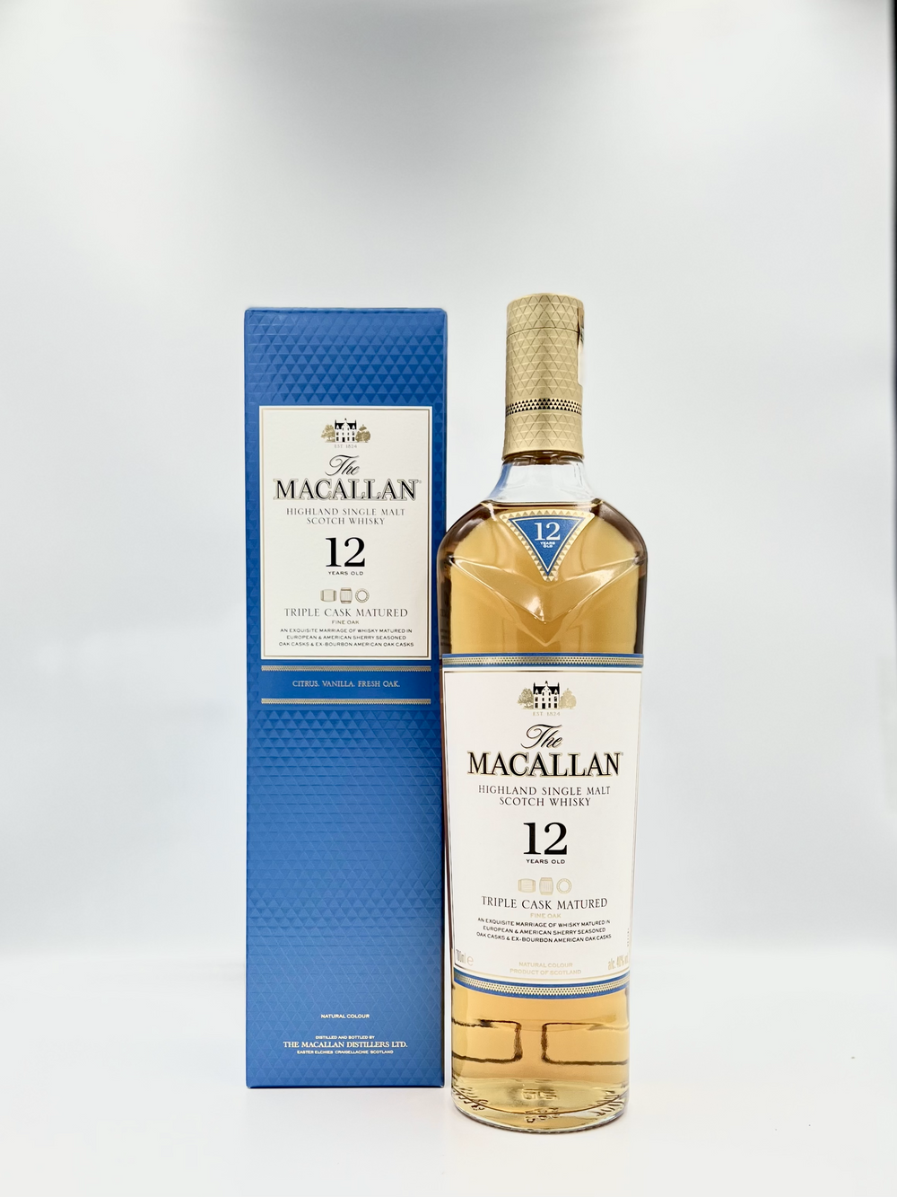 The Macallan Triple Cask Matured Fine Oak 12 Year Old Single Malt Scotch Whisky